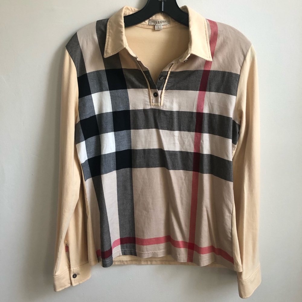 Burberry Brit Long Sleeve Polo